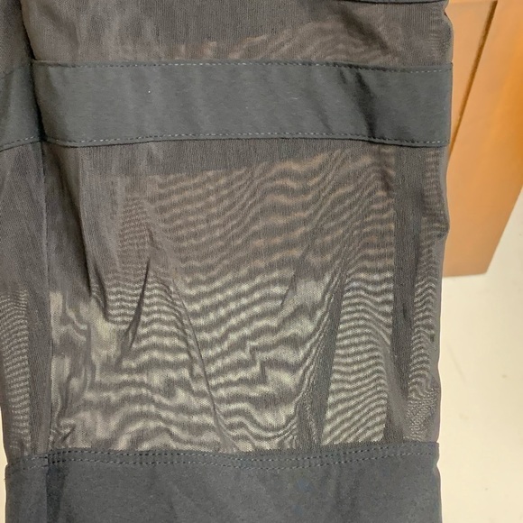 Fabletics track cargo pants joggers small mesh knee panels elastic waist - Picture 4 of 5